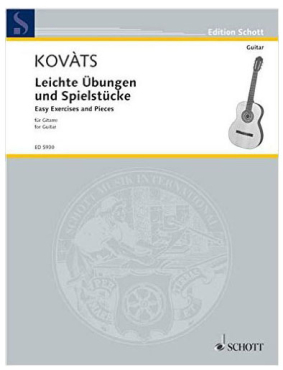 Leichte Übungen und Spielstücke für Gitarre, Kovats Barna