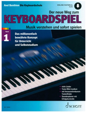 Der neue Weg zum Keyboardspiel, Band 1, Axel Benthien, Online Audio Material