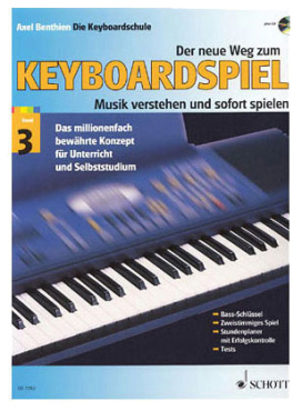 Der neue Weg zum Keyboardspiel, Band 3, Axel Benthien, inkl. CD