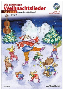 Spiel und Spaß, Die schönsten Weihnachtslieder für 2 Violinen, Hans / Marianne Magolt, inkl. CD