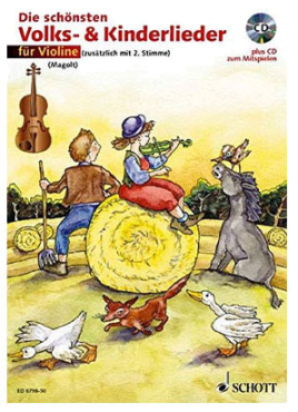 Spiel und Spaß, Die schönsten Volks- & Kinderlieder für Violine, inkl. CD