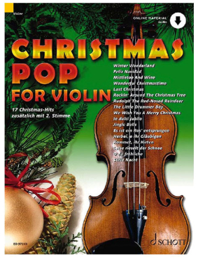 Christmas Pop for Violin, inkl online Audio Material