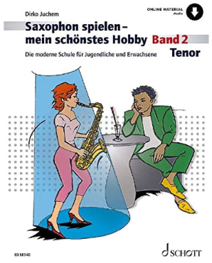 Saxophon spielen mein schönstes Hobby, Band 2, Tenor, inkl. Online Audio Material