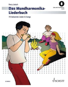 Das Mundharmonika-Liederbuch, Perry Letsch, inkl. Online Audio Material