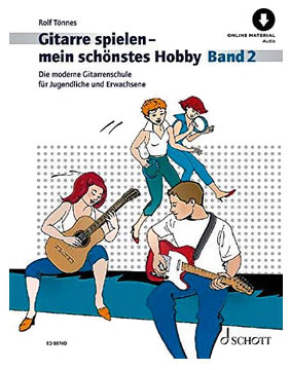 Gitarre spielen - mein schönstes Hobby, Band 2, Rolf Tönnes, inkl. Online Audio Material