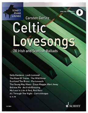 Schott Piano Lounge, Celtic Lovesongs, Carsten Gerlitz, inkl. Online Audio Material