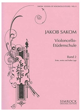 Violoncello Etüden Schule 2, Jakob Sakom