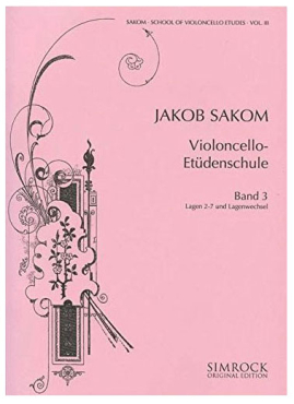 Violoncello Etüden Schule 3, Jakob Sakom