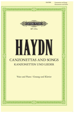 Haydn, Kanzonetten und Lieder, Gesang und Klavier, Edition Peters