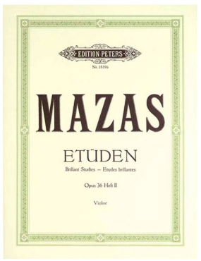 Mazas J.F. Etüden 2 op. 36, Violine