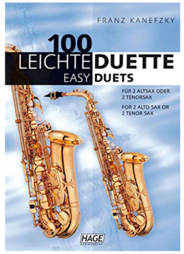 100 leichte Duette, Franz Kanefzky, für 2 Alt- oder Tenor-Saxophone