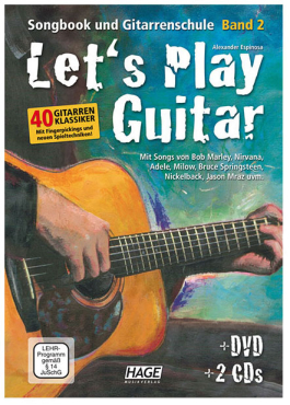 Let´s Play Guitar 2, Alexander Espinosa , inkl. DVD und 2 CDs