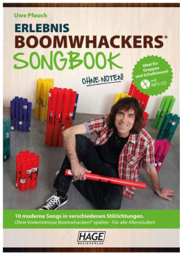 Erlebnis Boomwhackers, Uwe Pfauch, Songbook ohne Noten, inkl. MP3 CD