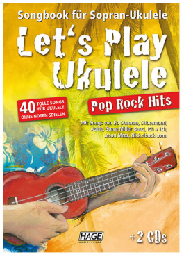 Let´s Play Ukulele, Pop Rock Hits, Daniel Schusterbauer, inkl. 2 CD´s + DVD