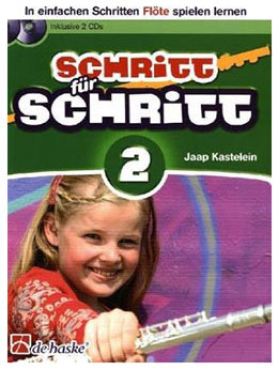 Schritt für Schritt 2, Jaap Kastelein, Querflöte, inkl. 2 CD´s