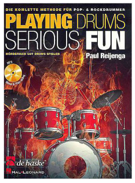 Playing Drums Serious Fun, Paul Reijenga, inkl. CD, deutsche Ausgabe