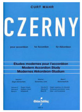 Czerny, Curt Mahr, Akkordeon Studium 1