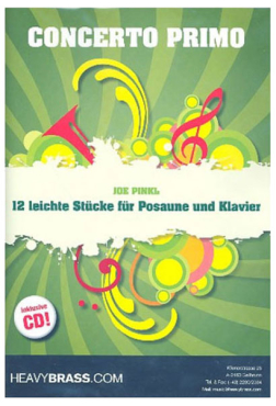 Concerto Primo, 12 leichte Stücke für Posaune und Klavier, Joe Pinkl, inkl. CD