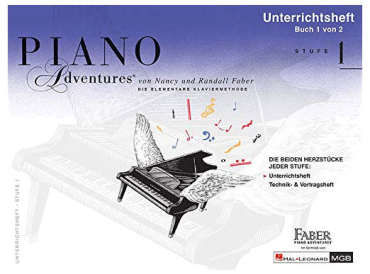 Piano Adventures, Band 1, Unterrichtsheft, inkl. CD, Nancy und Randall Faber