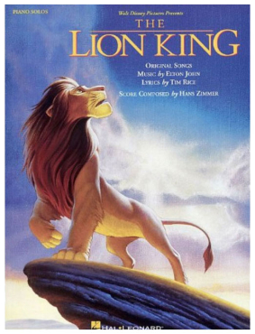 The Lion King, Songbook, Elton John, Tim Rice