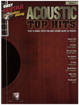 Acoustic Top Hits, Band 2, Easy Guitar Play Along, inkl. CD