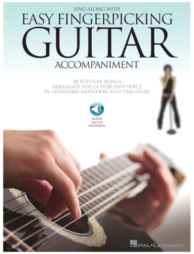 Sing along with easy Fingerpicking Guitar Accompaniment, inkl. Online Audio Material