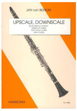 Upscale Downscale, 26 studies for clarinet - Jan van Beekum