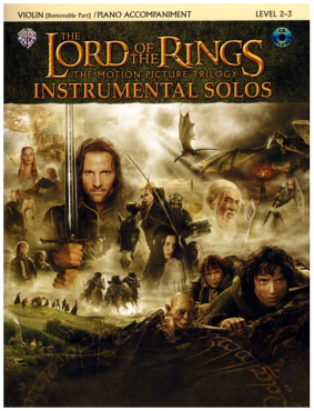 The Lord of the rings, Instrumental Solos, Level 2-3, Violine und Klavier, inkl. Online Audio Material