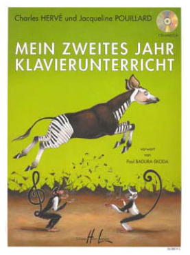 Mein zweites Jahr Klavierunterricht, Ch. Herve/Jacqueline Pouillard, inkl. Online Audio Material