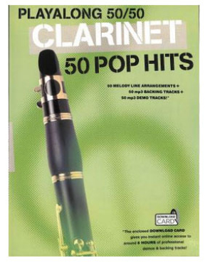 Playalong 50/50 Clarinet, 50 Pop Hits, inkl. Download Card