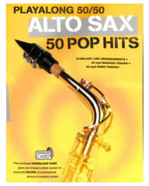 50 Pop Hits, Altsax, Playalong, inkl. Download Card