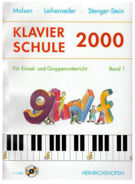 Klavierschule 2000 - Band 1, Uli Molsen/Lehenseder/Stenger-Stein, inkl. CD