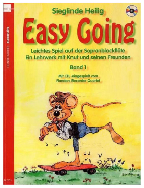 Easy Going 1, Sopranblockflöte, Sieglinde Heilig, inkl. CD