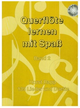 Querflöte lernen mit Spaß, Band 2, Horst Rapp, inkl. CD