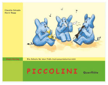 Piccolini Band 1, Querflöte, Horst Rapp/Claudia Schade