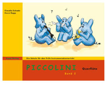 Piccolini Band 2, Querflöte, Horst Rapp/Claudia Schade