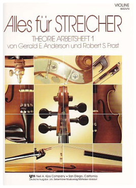 Alles für Streicher (Violine), Theorie Arbeitsheft 1, Anderson / Frost