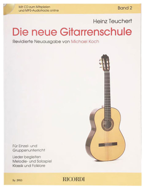 Die neue Gitarrenschule, Band 2, Heinz Teuchert, Neuausgabe inkl. CD u. MP3 Audiotracks