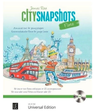 City Snapshots Flute, inkl. CD, James Rae