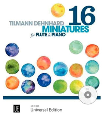 16 Miniatures for Flute & Piano, inkl. CD, Tilmann Dehnhard