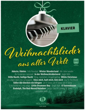 Weihnachtslieder aus aller Welt, Klavier, inkl. Online Audio Material