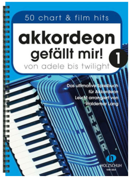 Akkordeon gefällt mir, Band 1, Waldemar Lang, inkl. CD