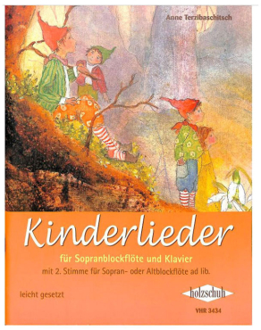 Kinderlieder für Sopranblockflöte und Klavier - Anne Terzibaschitsch