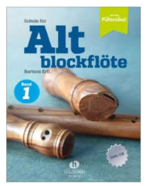 Schule für Altblockflöte Band 1, Barbara Ertl, mit CD