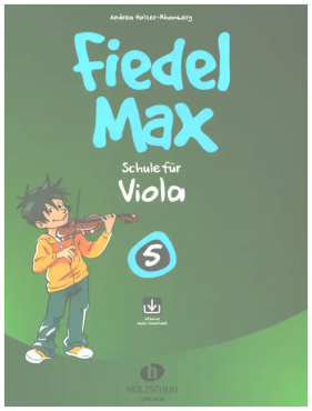 Fiedel Max, Band 5, Schule für Viola, Andrea Holzer-Rhomberg, inkl. Online Audio Material
