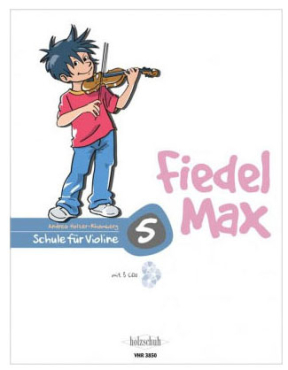 Fiedel Max, Schule für Violine, Band 5, Andrea Holzer-Rhomberg, inkl. Online Audio Material