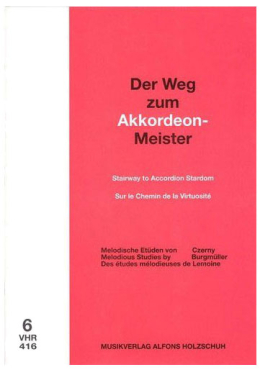 Der Weg zum Akkordeonmeister, Band 6, Alfons Holzschuh