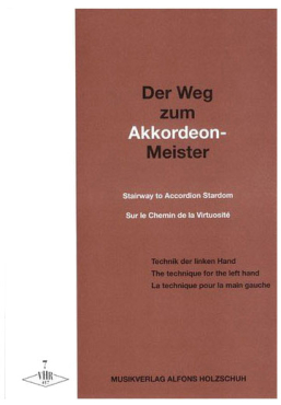 Der Weg zum Akkordeonmeister, Band 7, Alfons Holzschuh