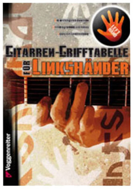 Grifftabelle Gitarre für Linkshänder, Bessler/Opgenoorth