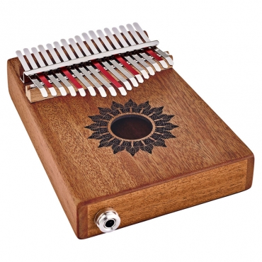 SONIC ENERGY Soundhole Pickup Kalimba, 17 Noten, Mahagony